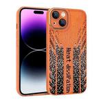 For iPhone 14 Pro Max Parkour Series Fabric Cooling Phone Case(Orange)