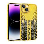 For iPhone 13 Pro Max Parkour Series Fabric Cooling Phone Case(Yellow)