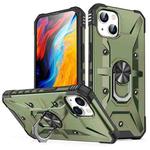 For iPhone 13 Ring Holder Phone Case(Army Green)