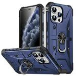 For iPhone 13 Pro Max Ring Holder Phone Case(Blue)