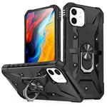 For iPhone 12 Ring Holder Phone Case(Black)