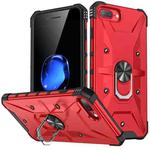 For iPhone 7 Plus / 8 Plus Ring Holder Phone Case(Red)