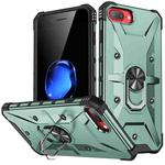 For iPhone 7 Plus / 8 Plus Ring Holder Phone Case(Midnight Green)