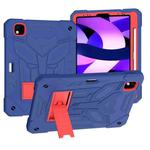 For iPad Pro 11 2018/2020/2021 Bumblebee Silicone+PC Shockproof Tablet Case with Holder(Navy Blue)