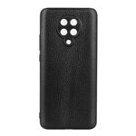 For Xiaomi Redmi K30 Pro Litchi Texture Genuine Leather Folding Protective Case(Black)