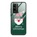 For Honor 30 Pro Christmas Glass Phone Case(Santa Claus)
