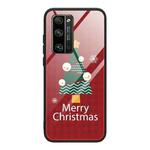 For Honor 30 Pro Christmas Glass Phone Case(Christmas Trees)
