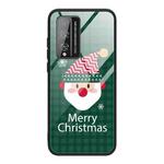 For Honor Play 4T Pro Christmas Glass Phone Case(Santa Claus)