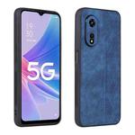 For OPPO A97 5G AZNS 3D Embossed Skin Feel Phone Case(Sapphire Blue)