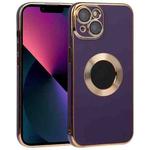For iPhone 13 Electroplated TPU Phone Case(Deep Purple)
