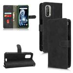 For Blackview BV7100 Skin Feel Magnetic Flip Leather Phone Case(Black)