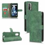 For Blackview BV7100 Skin Feel Magnetic Flip Leather Phone Case(Green)