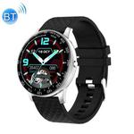 Ochstin 5H30 1.28 Inch HD Round Screen Silicone Strap Smart Sports Watch(Black+Silver)