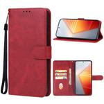 For vivo iQOO 11 Leather Phone Case(Red)