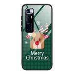 For Xiaomi Mi 10 Ultra Christmas Glass Phone Case(Deer Head)
