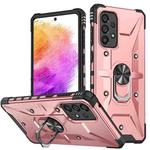 For Samsung Galaxy A32 5G Ring Holder Phone Case(Rose Gold)