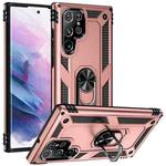 For Samsung Galaxy S23 Ultra 5G Shockproof TPU + PC Phone Case(Rose Gold)