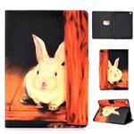 For iPad Air Electric Horizontal TPU Painted Flat Feather Case with Sleep Function & Pen Cover & Card Slot & Holder(Bugs Bunny)