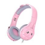 SoulBytes S31 Kids Wired Over-Ear Earphone with Microphone, Length: 1.5m(Pink)