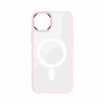 For iPhone 14 TOTU Golden Shield Skin-feel MagSafe Phone Case(Pink)