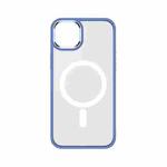 For iPhone 14 Plus TOTU Golden Shield Skin-feel MagSafe Phone Case(Blue)