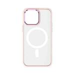 For iPhone 14 Pro Max TOTU Golden Shield Skin-feel MagSafe Phone Case(Pink)