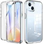 For iPhone 14 360 Full Body Clear Phone Case(Transparent)