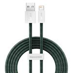 Baseus Dynamic 2 Series 2.4A USB to 8 Pin Fast Charging Data Cable, Cable Length:2m(Green)