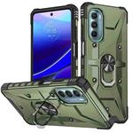 For Motorola Moto G Pure / G Power 2022 Ring Holder Phone Case(Army Green)