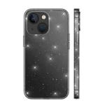 For iPhone 14 Plus wlons All-Inclusive Glitter Phone Case(Transparent Black)
