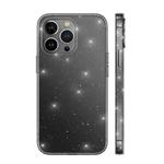 For iPhone 13 Pro wlons All-Inclusive Glitter Phone Case(Transparent Black)