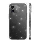 For iPhone 12 / 12 Pro wlons All-Inclusive Glitter Phone Case(Transparent Black)