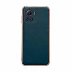 For Motorola Moto X30 Pro / Edge 30 Ultra Genuine Leather Xiaoya Series Nano Plating Phone Case(Dark Green)