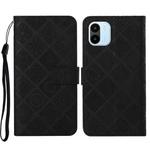 For Xiaomi Redmi A1 Ethnic Style Embossed Pattern Leather Phone Case(Black)