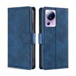For Xiaomi Civi 2 5G Skin Feel Crocodile Magnetic Clasp Leather Phone Case(Blue)