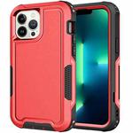 For iPhone 12 Pro Max 3 in 1 PC + TPU Shockproof Phone Case(Red)