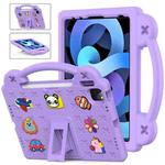 For iPad 10th Gen 10.9 2022 Handle Kickstand Children EVA Shockproof Tablet Case(Light Purple)