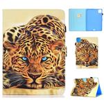 For iPad Pro 11 (2020) Sewing Thread Horizontal Painted Flat Leather Tablet Case with Sleep Function & Pen Cover & Anti Skid Strip & Card Slot & Holder(Lion)