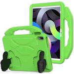 For iPad 10th Gen 10.9 2022 Children EVA Shockproof Tablet Case with Thumb Bracket(Green)