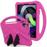 For iPad 10th Gen 10.9 2022 EVA Anti Falling Tablet Protective Case with Holder(Rose Red)
