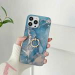 For iPhone 14 TPU Soft Protective Phone Case with Ring Holder(Yanyu Stone)