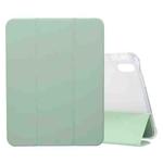 For iPad 10th Gen 10.9 2022 3-folding Electric Pressed Skin Texture Leather Tablet Case(Green)