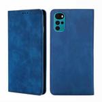 For Motorola Moto E32 India/E22s 4G Global Skin Feel Magnetic Horizontal Flip Leather Phone Case(Blue)