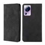 For Xiaomi Civi 2 5G Skin Feel Magnetic Horizontal Flip Leather Phone Case(Black)