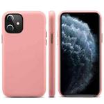 For iPhone 11 Lamb Grain PU Back Cover Phone Case(Pink)