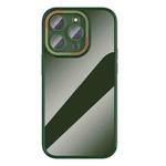 For iPhone 13 Ming Shield Series High Transparent Solid Color Phone Case(Green)