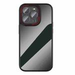 For iPhone 13 Ming Shield Series High Transparent Solid Color Phone Case(Black)