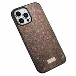 For iPhone 14 Pro SULADA PC+TPU Leather Glitter Phone Case(Color)