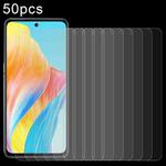 For OPPO A98 / A58 4G 50pcs 0.26mm 9H 2.5D Tempered Glass Film