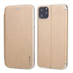 For iPhone 11 Pro CMai2 Linglong Series PC+PU Horizontal Flip Leather Case with Holder & Card Slot(Gold)